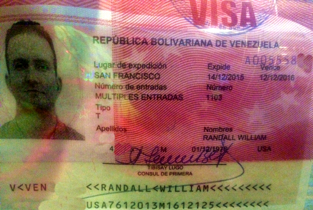 It's official! My Venezuelan visa!