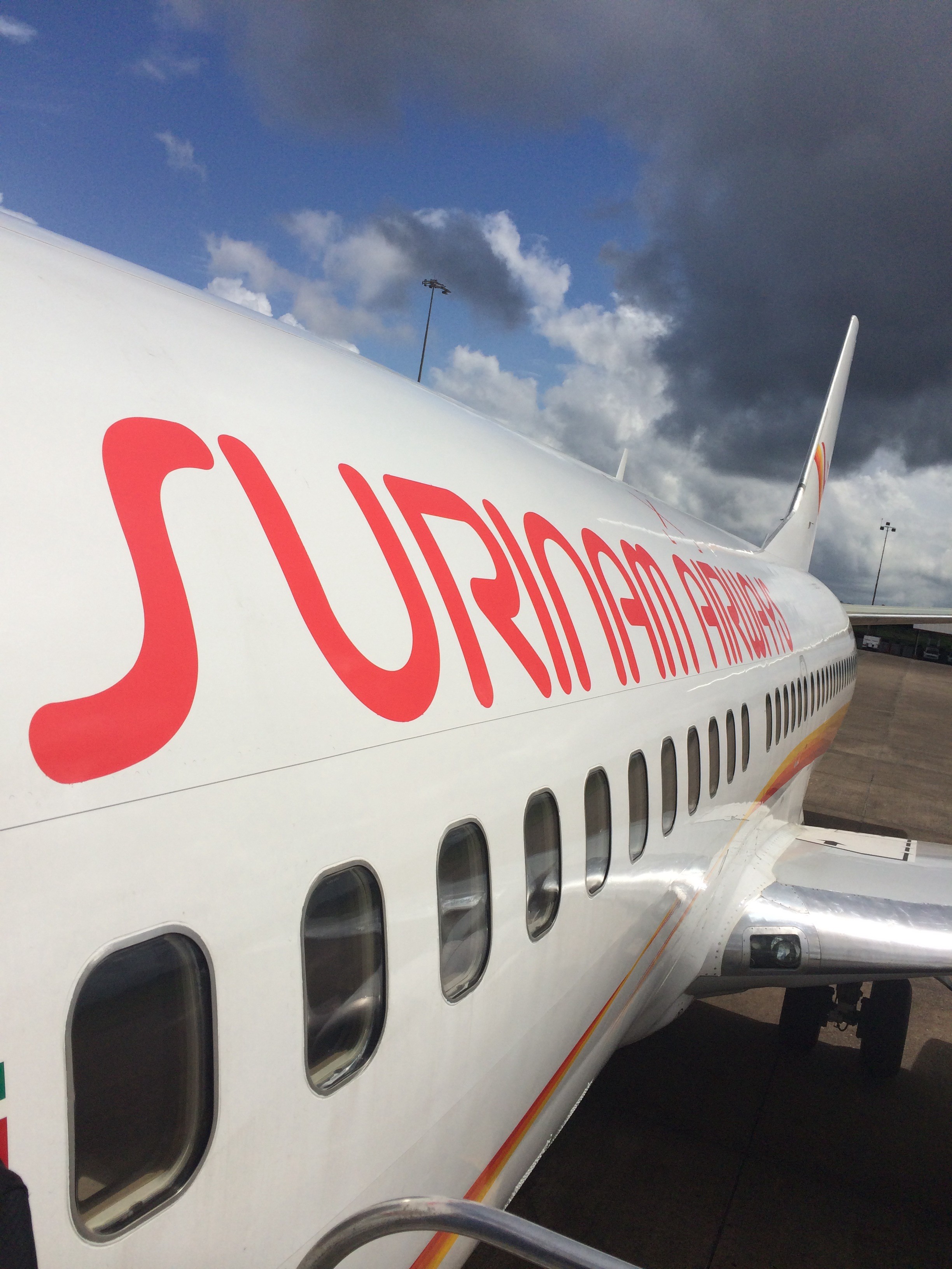 Arriving in Cayenne on Suriname Airways